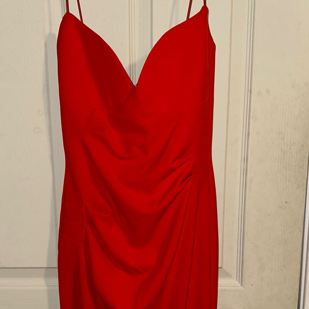Nookie Affinity Red Bodycon Maxi Dress NWOT - Picture 9 of 12